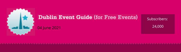 Dublin Event Guide (for free events)